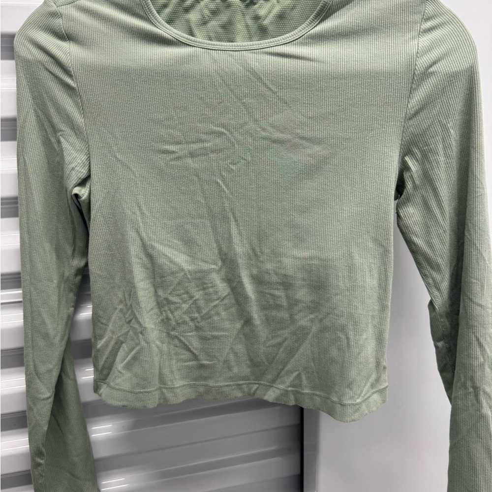 90 Degree Women's M Sage Green Long Sleeve Top